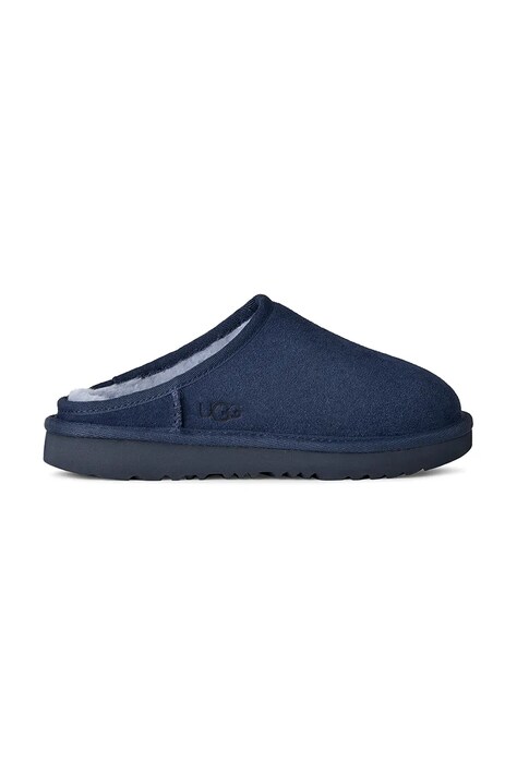 UGG pantofole in pelle scamosciata bambino/a KIDS'''''''''''''''''''''''''''''''' CLASSIC SLIP-ON colore nero 1161030K