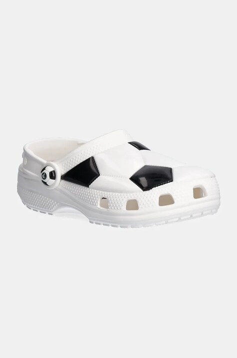 Παιδικές παντόφλες Crocs CLASSIC SOCCER BALL CLOG χρώμα: άσπρο, 210157