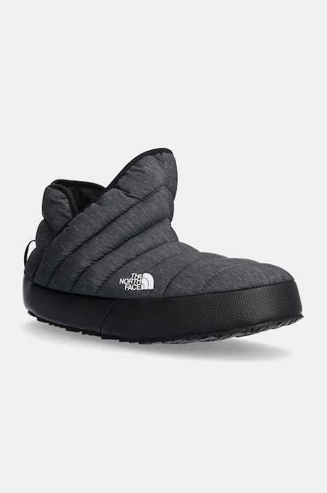 Kućne papuče The North Face Thermoball Traction Bootie boja: siva, NF0A3MKH4111