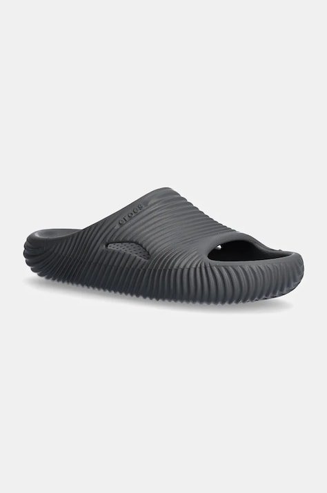 Crocs papuci Mellow Tide Recovery Slide culoarea gri, 210333