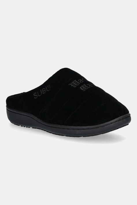 Papuče Wacko Maria Nanga × Subu Aurora Winter Sandal čierna farba, NA-SB-WM-SA03
