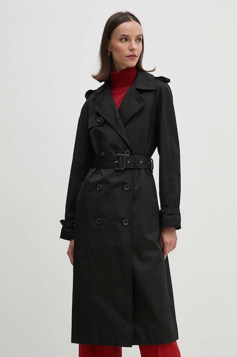 Тренч Lauren Ralph Lauren жіночий колір чорний перехідний 297951259