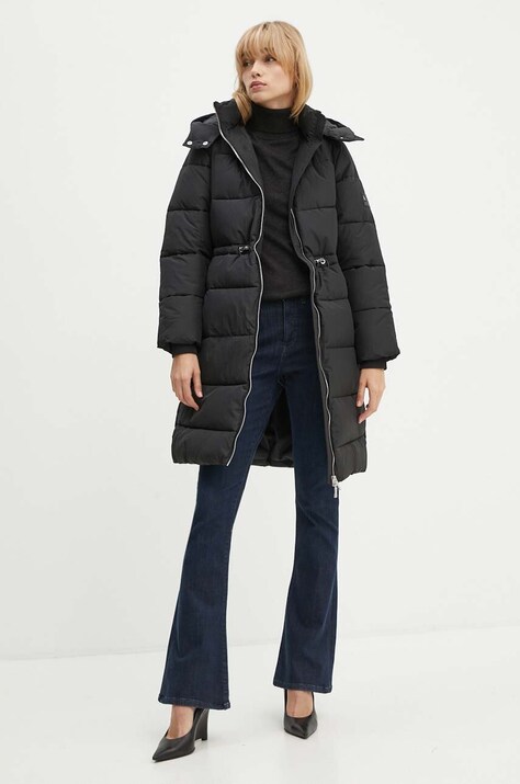 Armani Exchange geaca femei, culoarea negru, de iarna, XW000026 AF10248