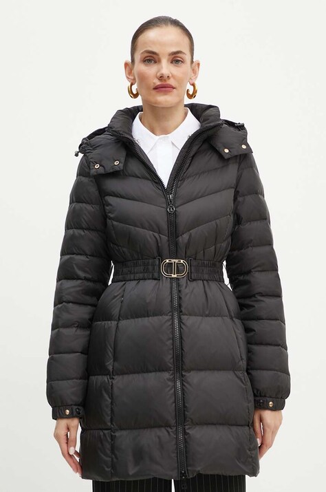 Twinset piumino donna colore nero 242TP2182