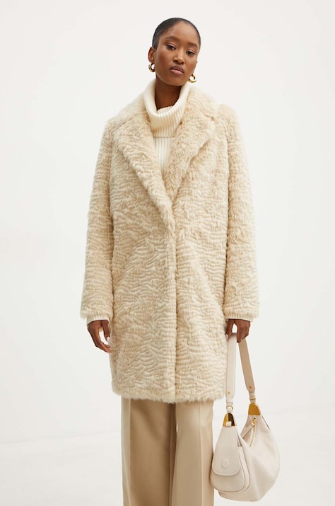 Twinset cappotto donna colore beige 242TP2094