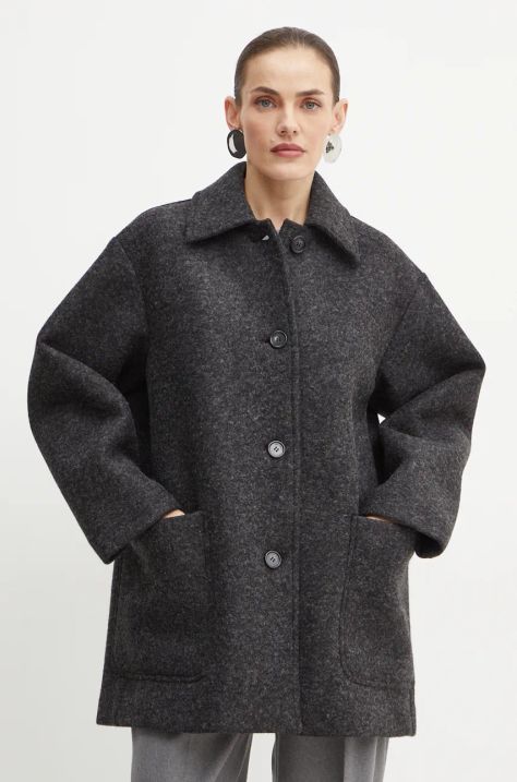 MAX&Co. cappotto con aggiunta di lana colore grigio  2426906013200