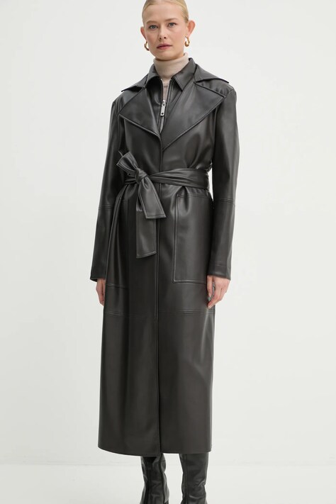 Пальто MAX&Co. женское цвет коричневый переходное без замка 2426906014200