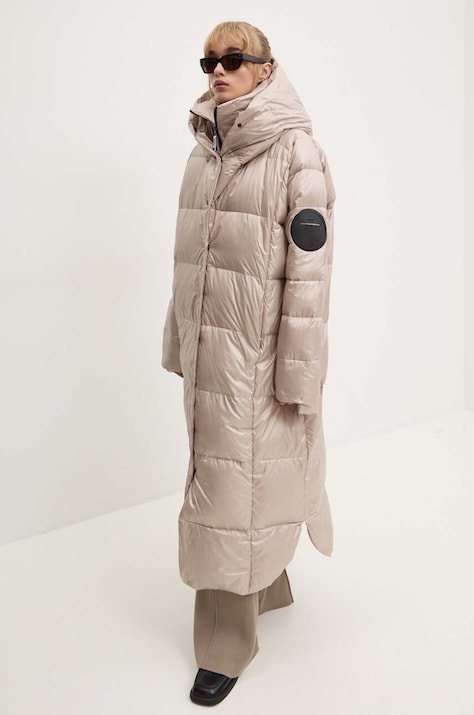 Пуховая куртка MMC STUDIO PL MILA женская цвет бежевый зимняя oversize MILA