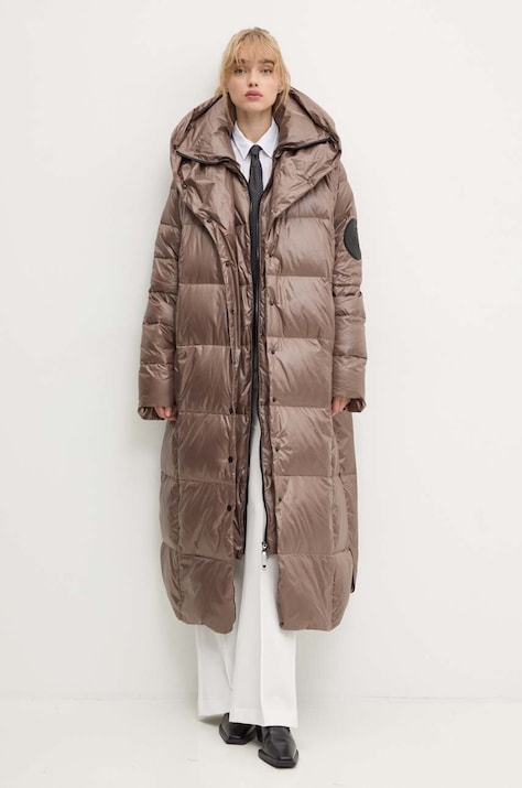 Пуховая куртка MMC STUDIO PL MILA женская цвет коричневый зимняя oversize MILA