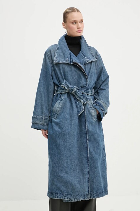 Won Hundred palton jeans femei, de tranzitie, 3442-15065