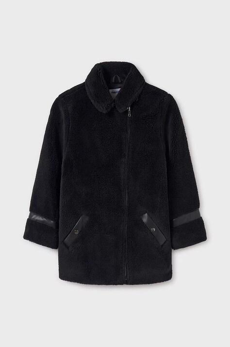 Detský kabát Mayoral čierna farba, 7475