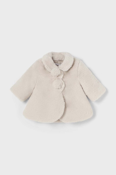 Mayoral Newborn haină de bebe culoarea bej, 2451