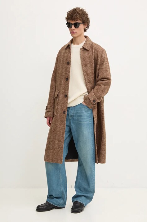 Les Deux palton barbati, culoarea maro, de iarna, LDM620079