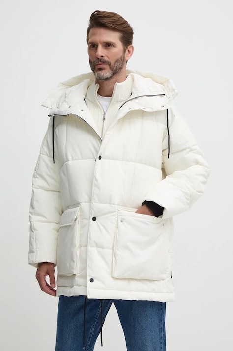 Armani Exchange geaca barbati, culoarea alb, de iarna, XM000021 AF10247