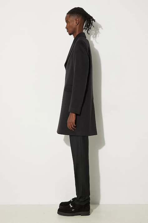 Вовняне пальто Paul Smith — AW24-KPM01C, темно-синій — фото 2