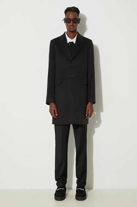 Вовняне пальто Paul Smith — AW24-KPM01C, темно-синій — фото 6