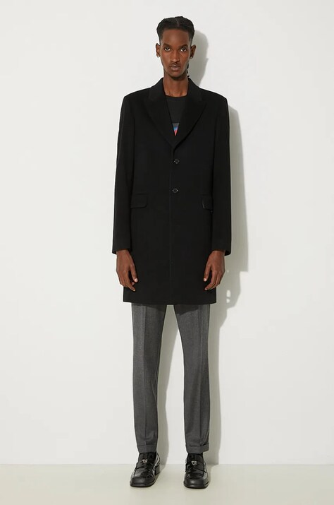 Paul Smith palton de lana culoarea negru, de tranzitie, M1R-222P-J00110