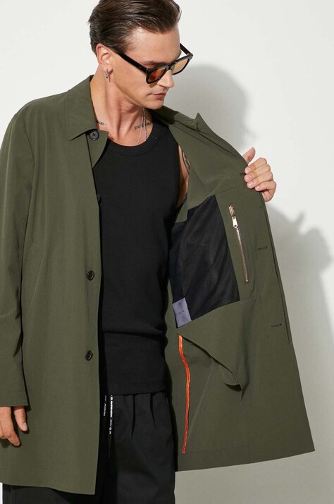 Плащ Paul Smith — AW24-KPM01E, зелений — фото 7