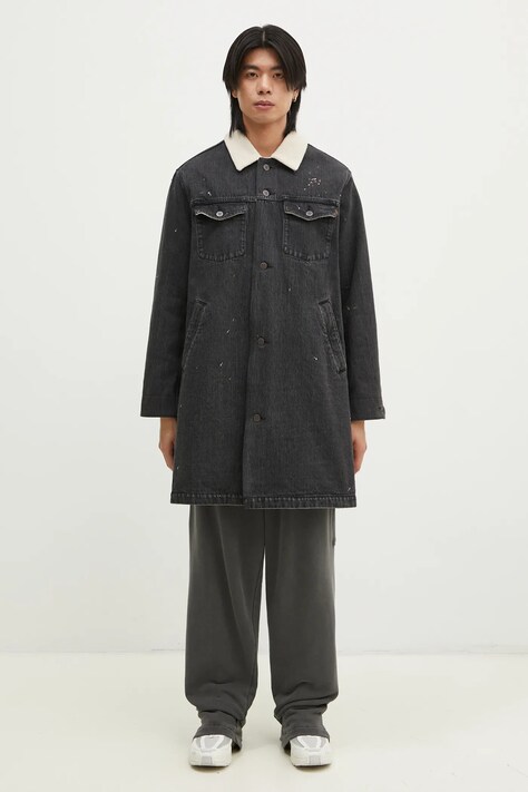 Undercover denim coat Coat men’s black color UC2D4306