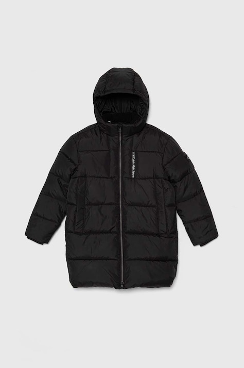 Детская куртка Calvin Klein Jeans цвет чёрный IB0IB02168