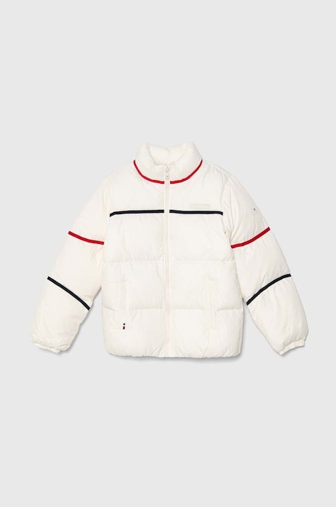 Tommy Hilfiger kurtka dziecięca kolor biały KS0KS00593