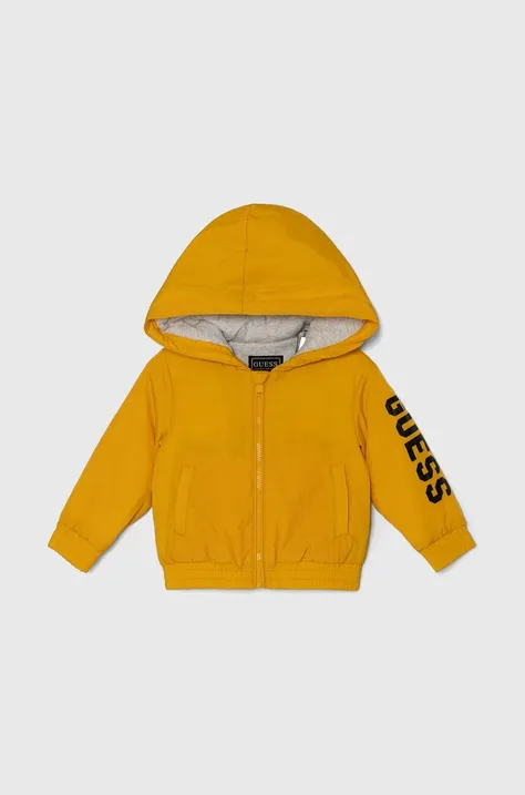 Otroška jakna Guess rumena barva, N4YL04 WF090