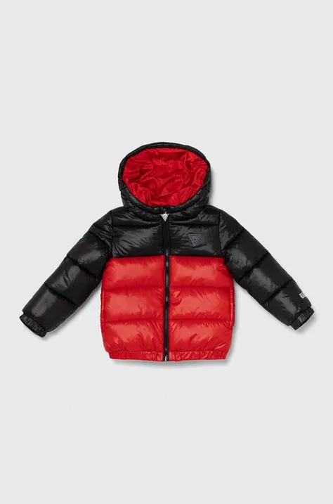 Otroška jakna Guess rdeča barva, N4YL06 WEGY0