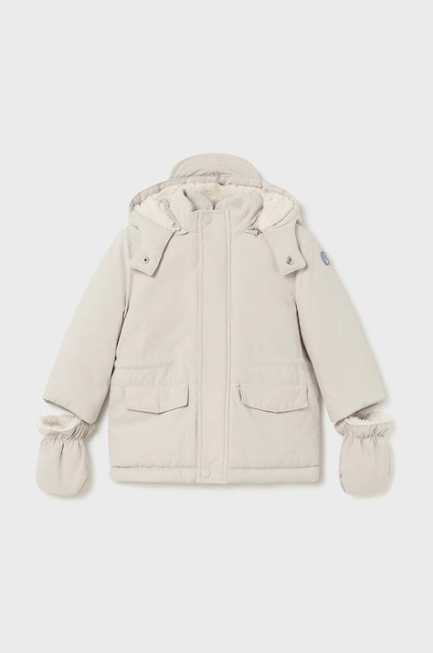 Μπουφάν μωρού Mayoral χρώμα: μπεζ, 2467