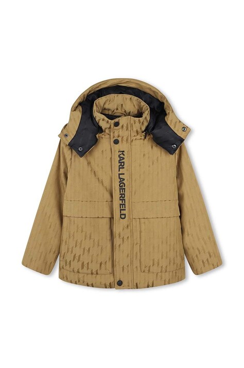 Детско яке Karl Lagerfeld в бежово Z30272