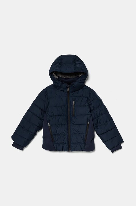 Abercrombie & Fitch geaca copii culoarea albastru marin, KI232-4008