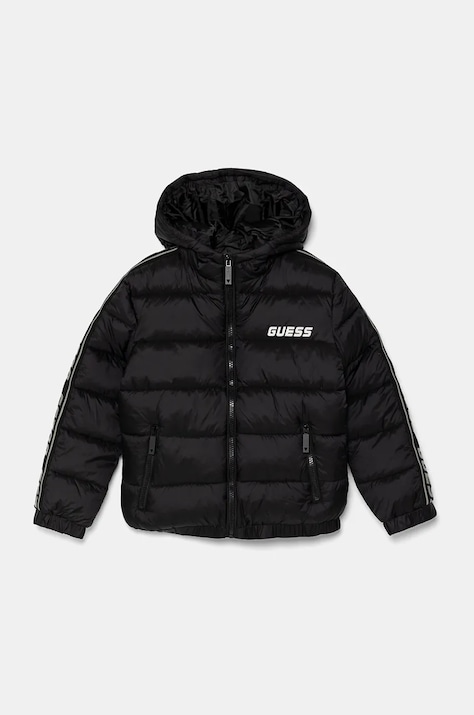 Guess geaca copii culoarea negru, L4BL18 WO06I