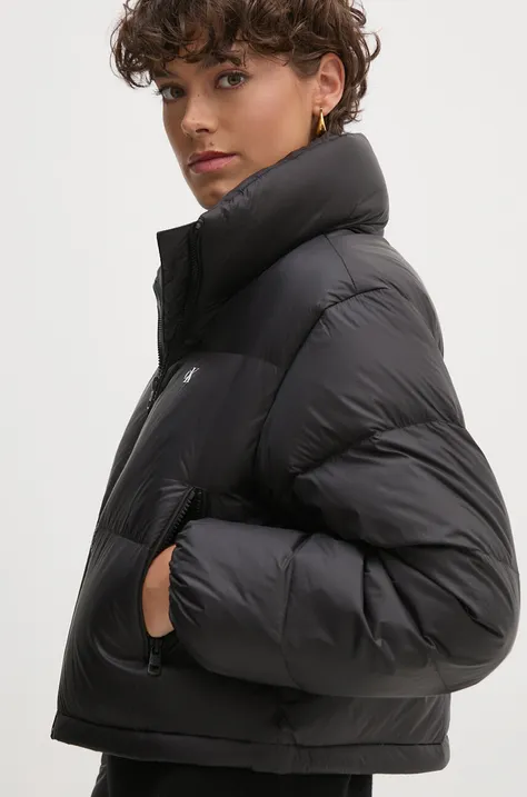 Пуховая куртка Calvin Klein Jeans женская цвет чёрный зимняя oversize J20J223577
