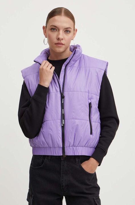 Елек HUGO дамски в лилаво зимен модел 50522514