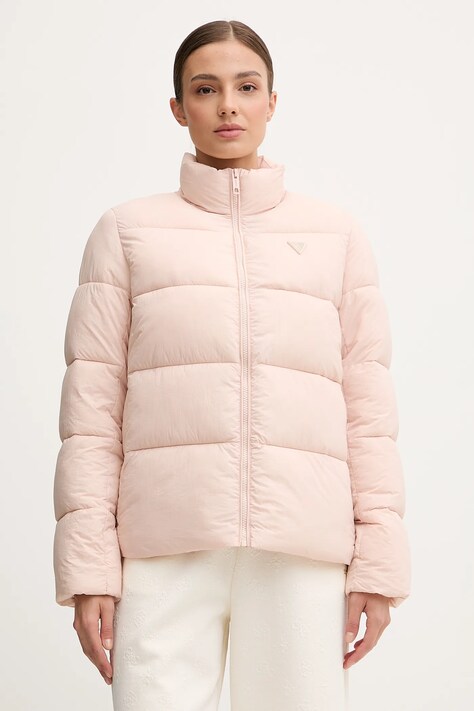 Guess kurtka NEW CLAUDIA damska kolor czarny zimowa V4YL03 WFUD0
