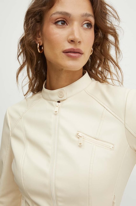 Куртка Guess FIAMMETTA женская цвет бежевый переходная W4YL04 WE480