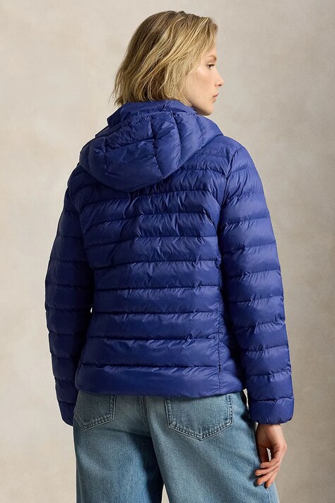 Polo Ralph Lauren Geacă matlasată pentru femei albastră 211958932