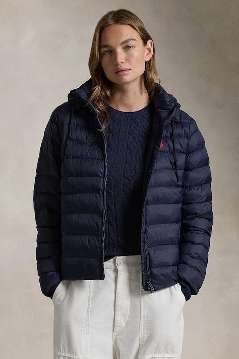 Polo Ralph Lauren Rövid kabát női, sötétkék, átmeneti, 211958932