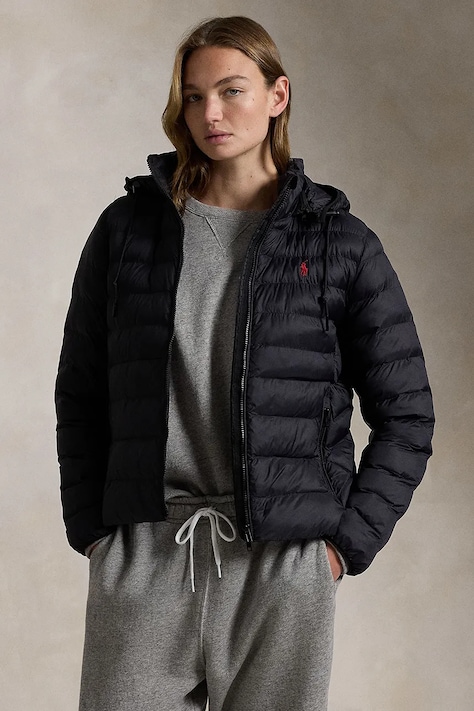 Polo Ralph Lauren Куртка Polo Ralph Lauren женская цвет чёрный переходная 211958932