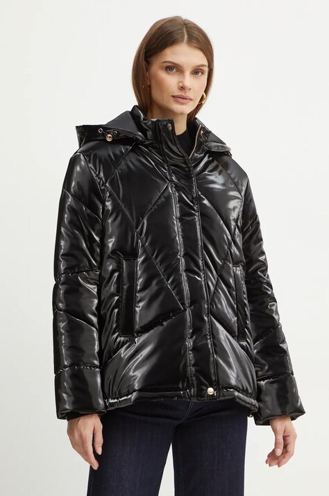 Liu Jo geaca femei, culoarea negru, de iarna, TF4145 T2575