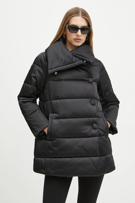 Liu Jo geaca femei, culoarea negru, de iarna, WF4165 T3176