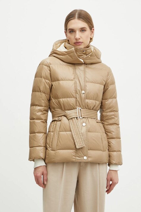 Liu Jo geaca de puf femei, culoarea bej, de iarna, WF4166 T2709