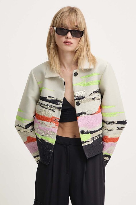 Σακάκι Stine Goya χρώμα: γκρι, SG5840