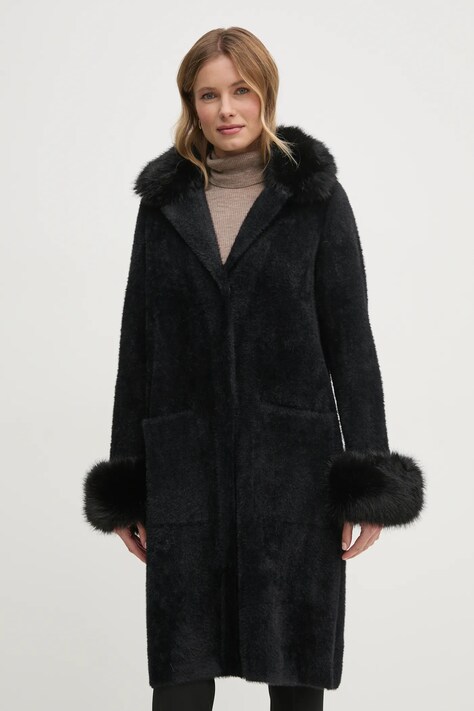 Палто Joseph Ribkoff в черно преходен модел 243923