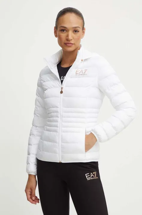 Куртка EA7 Emporio Armani жіноча колір білий перехідна TNF8Z.8NTB23
