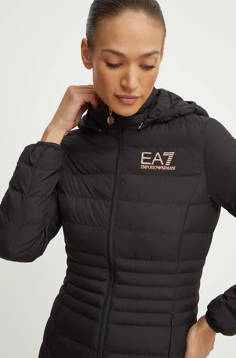 Куртка EA7 Emporio Armani жіноча колір чорний перехідна TNF8Z.8NTB23
