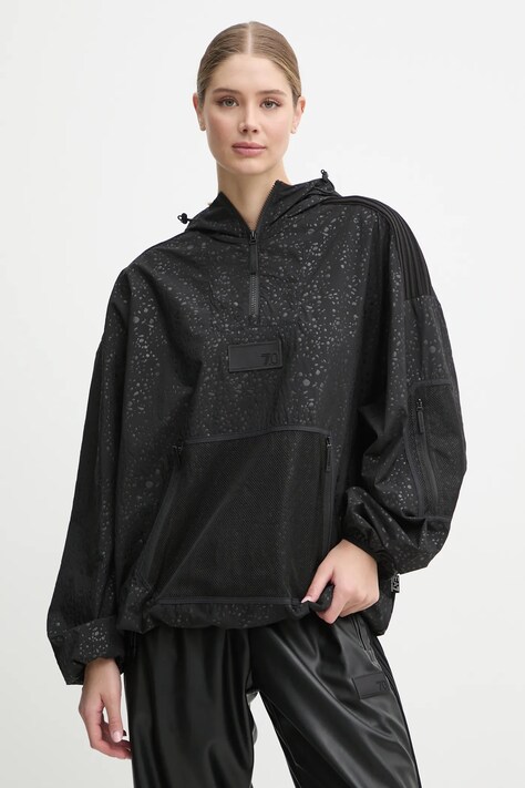 EA7 Emporio Armani geaca sport culoarea negru, de tranzitie, oversize, TNGLZ.6DUB39