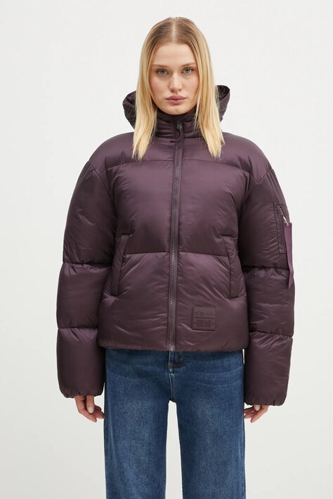 Alpha Industries jacket women's violet color 148006