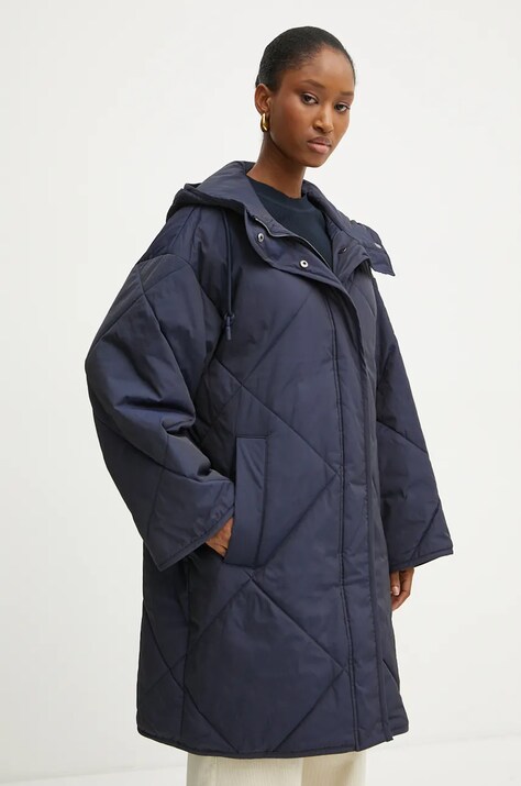 Куртка Weekend Max Mara женская цвет синий переходная oversize 2425496082600