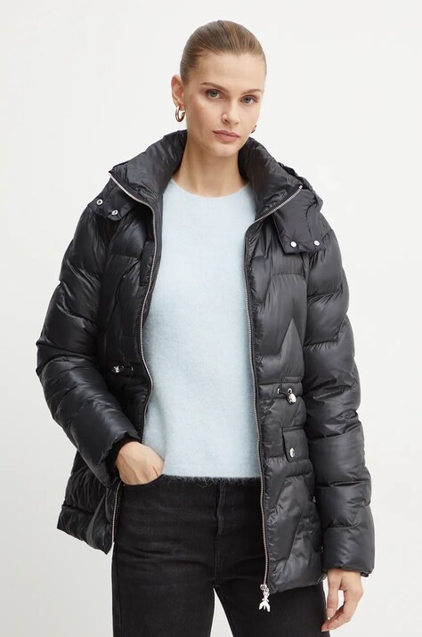 Patrizia Pepe geaca femei, culoarea negru, de iarna, 2O0131 A451
