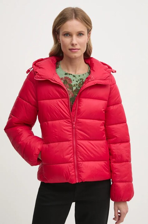 Яке United Colors of Benetton в червено зимен модел 2NIWDN079